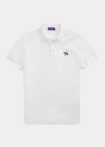 Men's Ralph Lauren Custom Fit Piqué Polo Shirts | 739156OIP